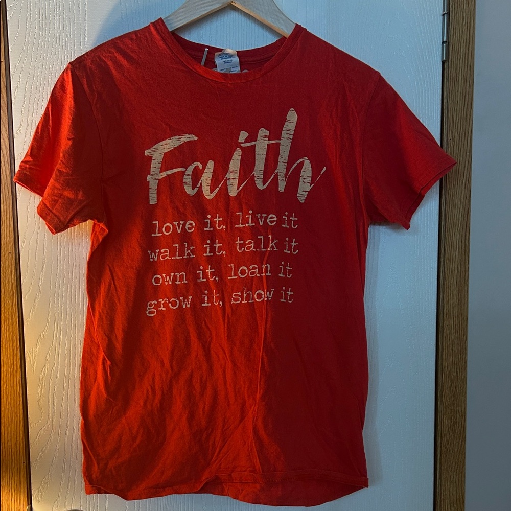 Red Kids Faith T-Shirt